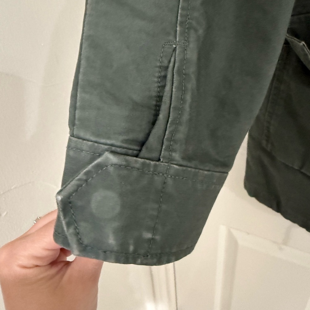 Abercrombie & fitch Olive green Hooded jacket with Pockets - Picture 15 of 15